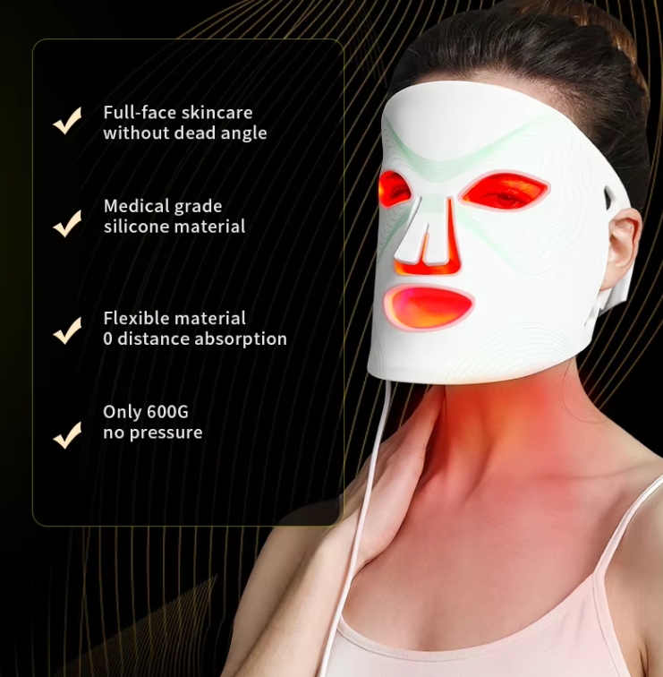 Led Mask Facial Therapy Beauty Device