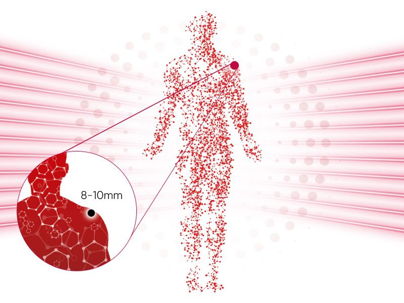 What does red light therapy look like?